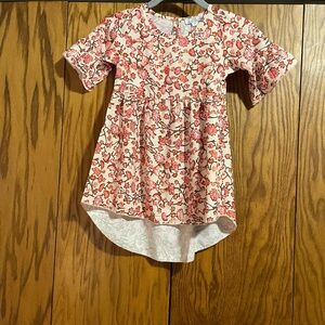 Floral High-Low Dress